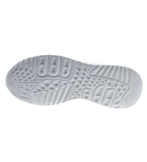 Sportowe buty męskie w białym kolorze /D1-2 8716 S390/