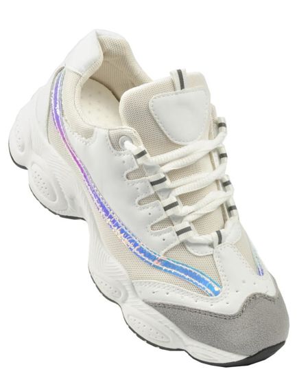 Sportowe buty damskie z wiązaniami /E2-2 3640 S2/
