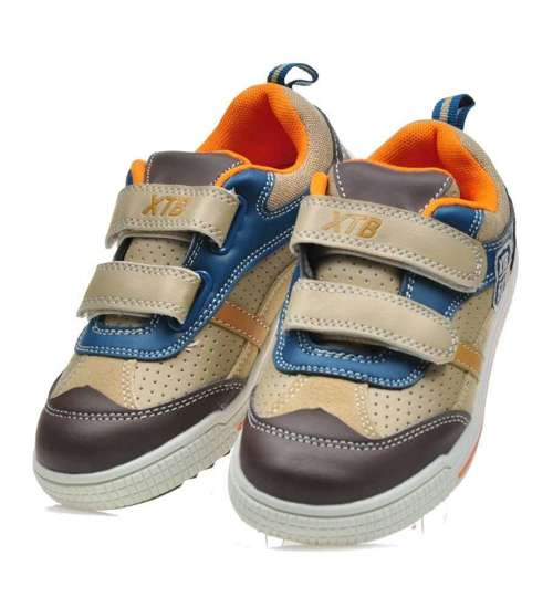 Sportowe buty dziecięce na rzepy /X4-3 5166 S193/