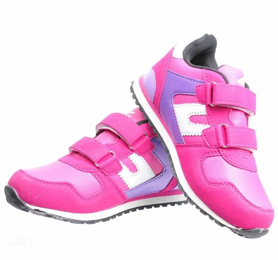 Burgundowe buty sportowe dla dziecka /D3-3 2361 S291/