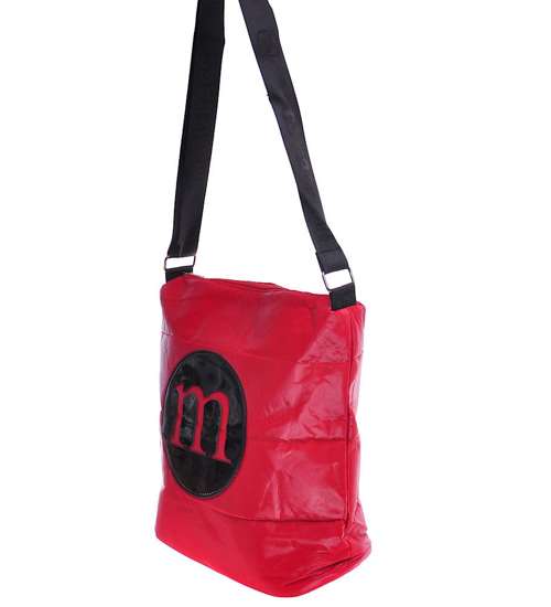 Modna damska torebka w czerwonym kolorze /H2-K51 TB416 M493/