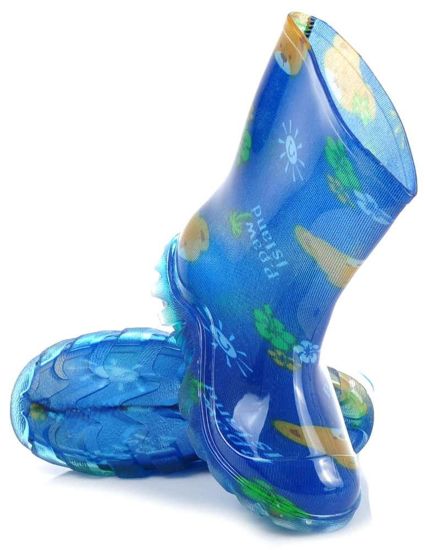 Buty dziecięce kolorowe kalosze gumiaki GRANATOWE /G4-1 1528 s/