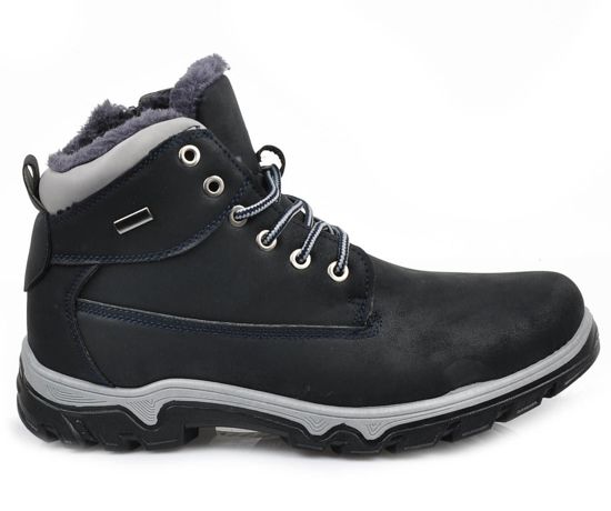 Wiązane buty trekkingowe dla mężczyzn /E9-3 2632 S416/