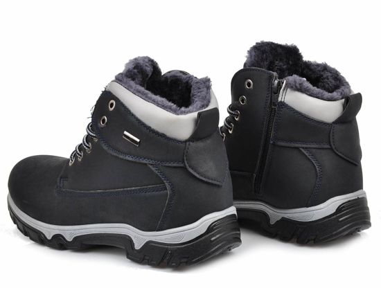 Wiązane buty trekkingowe dla mężczyzn /E9-3 2632 S416/
