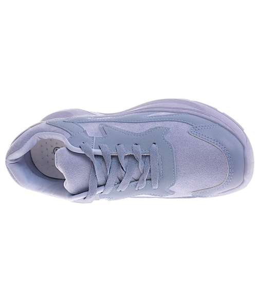 Niebieskie buty sportowe /F3-3 11410 W289/