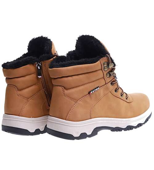 Cłopięce zimowe buty trekkingowe /B4-3 15304 T633/