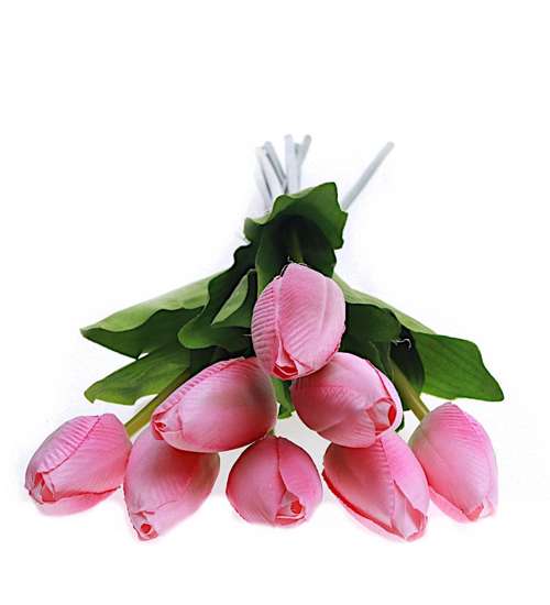 Różowy tulipan Jak żywy /KW26 LOK  K30 H2 K001/