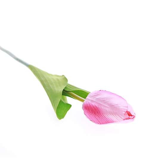 Biało różowy tulipan Jak żywy /KW39 K70 H2 K001/