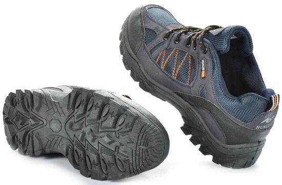 Męskie obuwie trekkingowe GRANATOWY /C5-1 3761 S343/