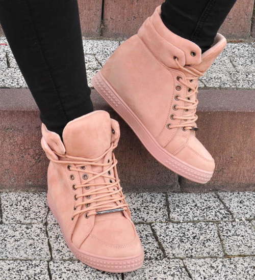 Sneakersy damskie różowe /G11-3 9215 S293/