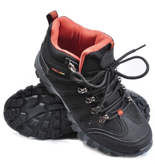 Damskie buty trekkingowe CZARNE /A6-2 2676 S394/