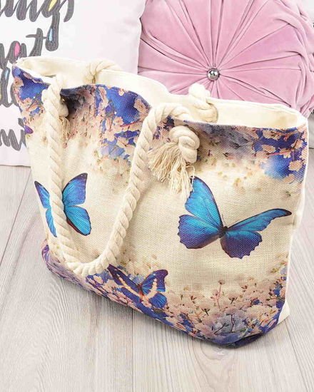 Shopper Bag- torba na zakupy- Motyle /D6-2 HT86 S192/