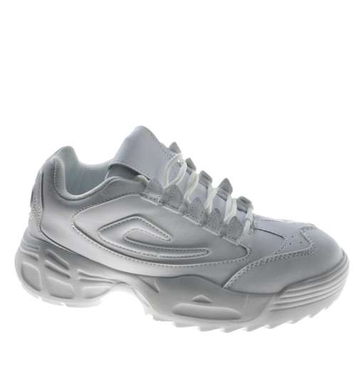 Białe buty sportowe dla kobiet /A1-3 8339 S3/