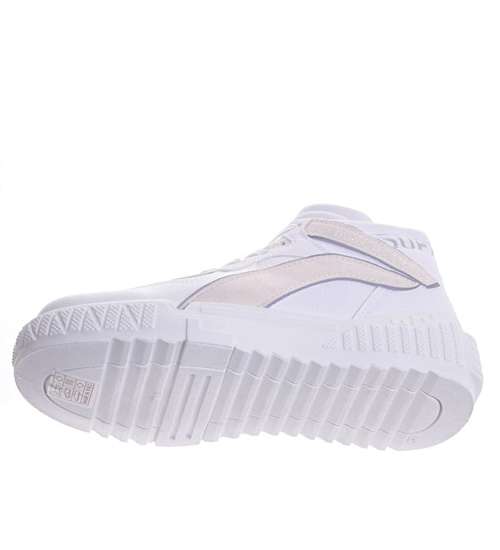 Sneakersy damskie sznurowane Białe /E5-3 10725 T685/