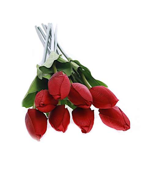 Czerwony tulipan Jak żywy /KW33 LOK  K37 H2 K001/