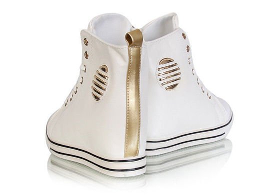 Białe botki sneakersy /F6-2 W118 tp/