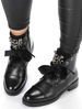 Czarne botki Biker Boots /X1-4 1161 S692/