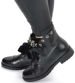 Czarne botki Biker Boots /X1-4 1161 S692/