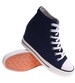 Granatowe trampki sneakersy na koturnie /G2-1 16713 G9-8/