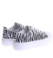 Trampki creepersy na platformie Zebra /G11-3 14839 T236/