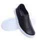 Czarne wsuwane ażurowe tenisówki slip on /G9-2 14771 T283/