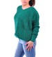Zielony sweterek damski z wzorkiem /D8-1 UB296 U108/