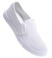 Białe wsuwane ażurowe tenisówki slip on /B6-2 15641 T189/