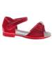 Dziewczęce sandały z kokardą Czerwone /C5-1 8608 S193/