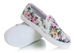 Trampki slip on Flower white /G13-1 X11 t237/