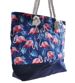 Duża plażowa torba Shopper Bag z flamingami /TR167 S192/