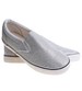 Wsuwane srebrne tenisówki damskie slip on OST417