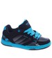 Czarno niebieskie damskie buty sportowe /E9-3 13854 S201/