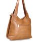 Dwukomorowa torebka damska Shopper Khaki /TR134 S260/