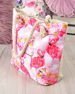 Płócienna torba na zakupy- różowe flamingi 3D /HT57 S196/