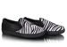 Wkładane trampki slip on Zebra /G13-2 W79 t178/ White