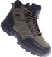 Zimowe męskie buty trekkingowe Army Green /G8-2 15385 T535/