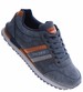 Wiązane casualowe buty sportowe Navy /E1-3 16678  T428/