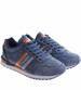 Wiązane casualowe buty sportowe Navy /E1-3 16678  T428/