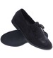 Wsuwane czarne półbuty loafersy damskie /B4-3 15753 T223/