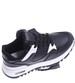 Sznurowane czarne buty sportowe /B6-1 14848 S301/