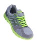 Lekkie sportowe buty damskie szaro zielone  /A9-2 13749 S203/