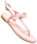 Różowe sandały japonki z cekinami /B7-3 2176 S129/