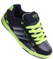 Czarno zielone damskie buty sportowe /B2-2 14981 S109/