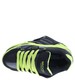 Czarno zielone damskie buty sportowe /B2-2 14981 S109/