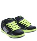 Czarno zielone damskie buty sportowe /B2-2 14981 S109/