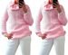Różowy sweter z golfem /D8-1 Cx112 M212/