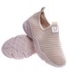 Ażurowe wsuwane buty sportowe damskie Khaki /B4-2 14471 T122/