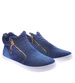 Jeansowe wsuwane trampki granatowe /G7-2 12448 T293/