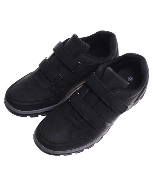 Męskie buty trekkingowe na rzepy /E7-3 18187 T480/