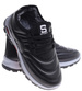 Czarne buty chłopięce sportowe z ociepleniem /E6-2 18166 T336/